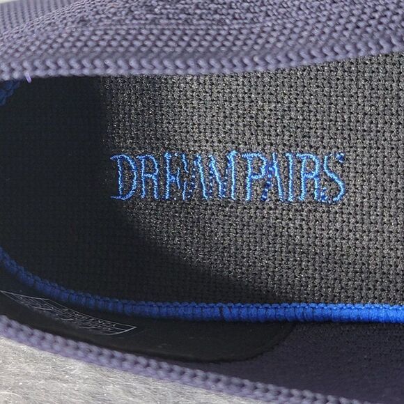 Dreampairs Recycled Slip On Round Toe Knitted Flats Women 7 Loafer Navy Blue New - Picture 8 of 13